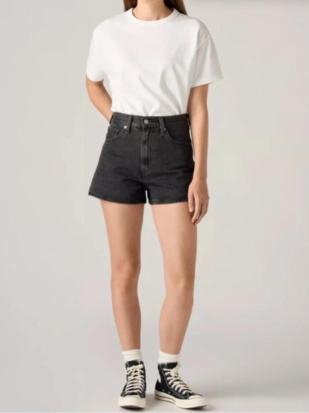 Levi's High-Waisted Mom Shorts